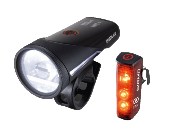Sigma Sport Aura 100 Set + Blaze Link Heckbeleuchtung + Frontbeleuchtung (Set) LED