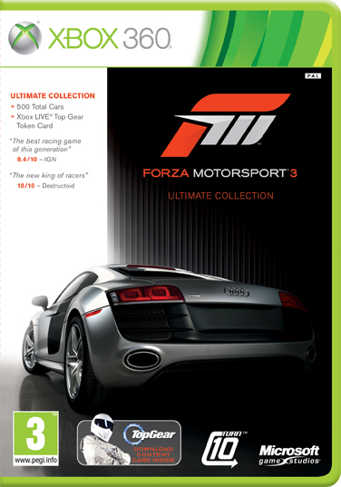 Microsoft Forza Motorsport 3 Ultimate, Xbox 360, DVD, PAL, DEU Deutsch