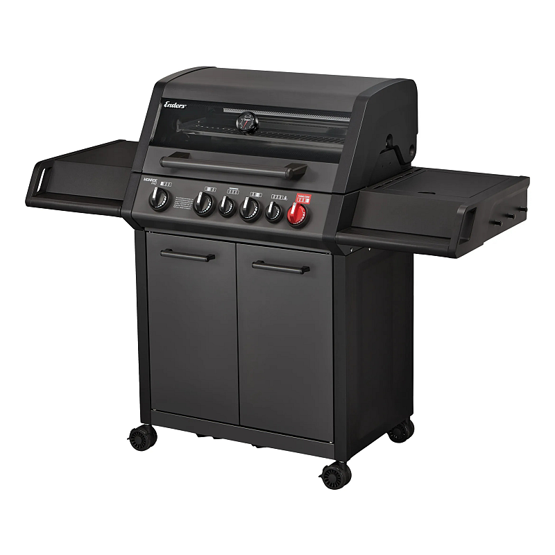 Enders Colsman Monroe Pro 4 SIK Turbo Grill Kochstation Gas Schwarz 21850 W