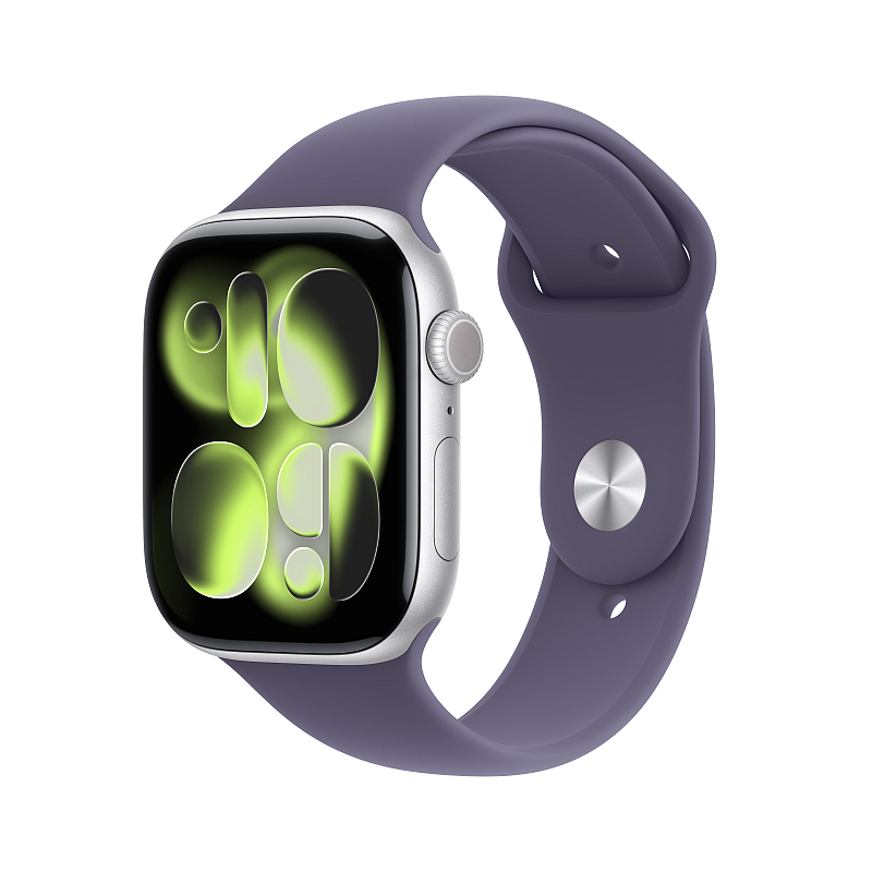 Apple Watch Series 11 OLED 46 mm Digital 416 x 496 Pixel Touchscreen 5G Silber WLAN GPS
