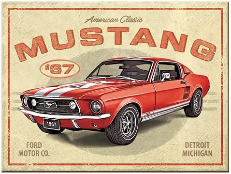 Nostalgic Art Ford Mustang Kühlschrankmagnet Metall Mehrfarbig 1 Stück(e)