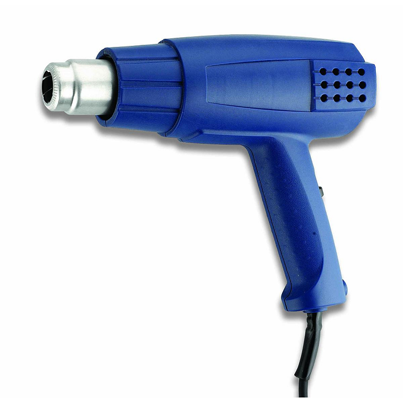 Cimco 181351 Heißluftpistole 1500 W Blau, Edelstahl