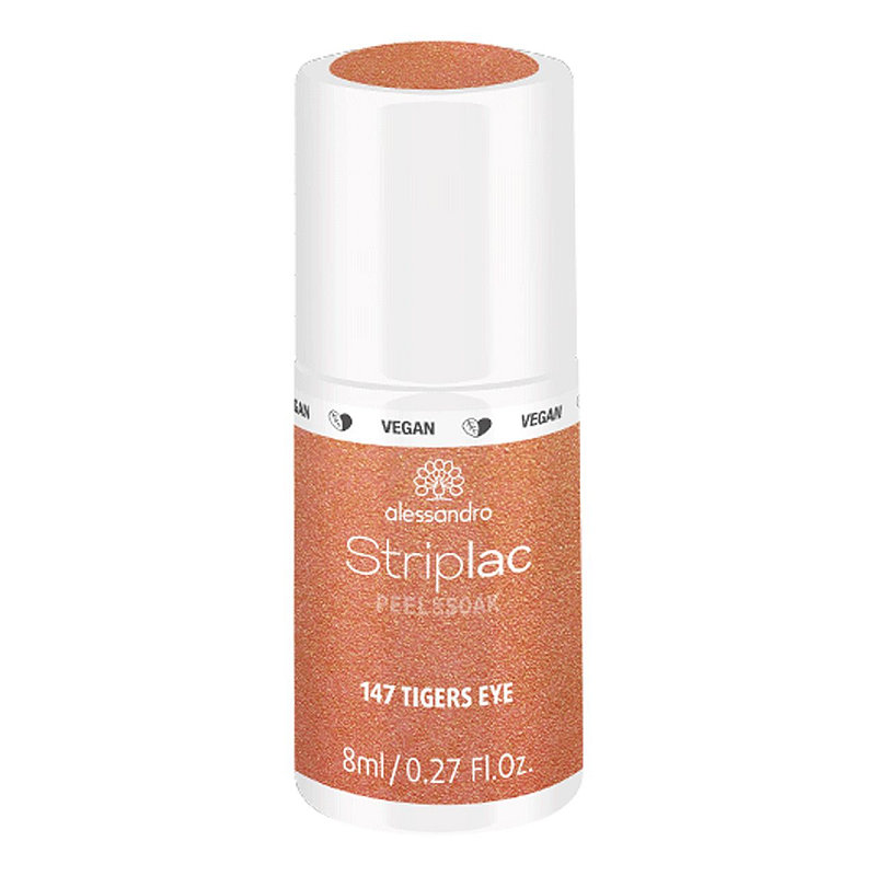 alessandro Striplac Peel or Soak 147 Tigers Eye 8ml