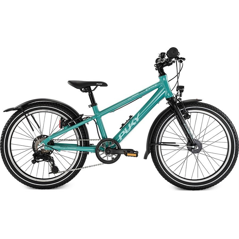 Puky CYKE 20-7 Stadtrad Aluminium Schwarz, Türkis