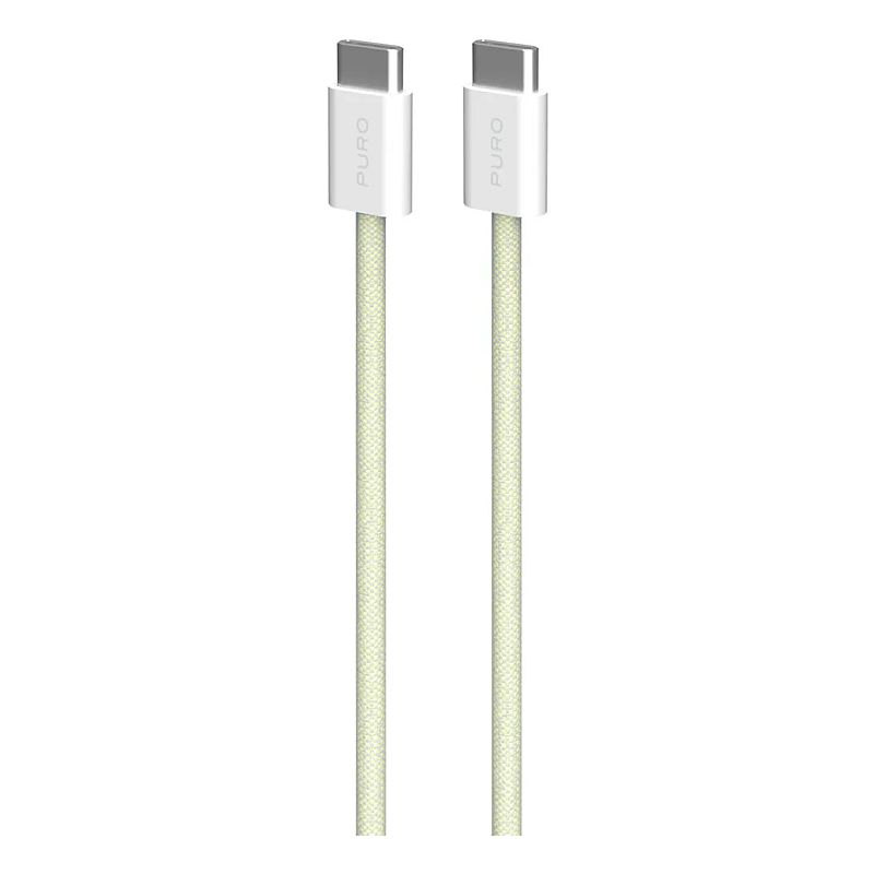 PURO PUCCCFABK415MTYEL USB Kabel USB 2.0 1,5 m USB C Gelb