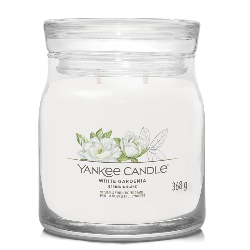 Yankee Candle White Gardenia Wachskerze Zylinder Weiß 1 Stück(e)