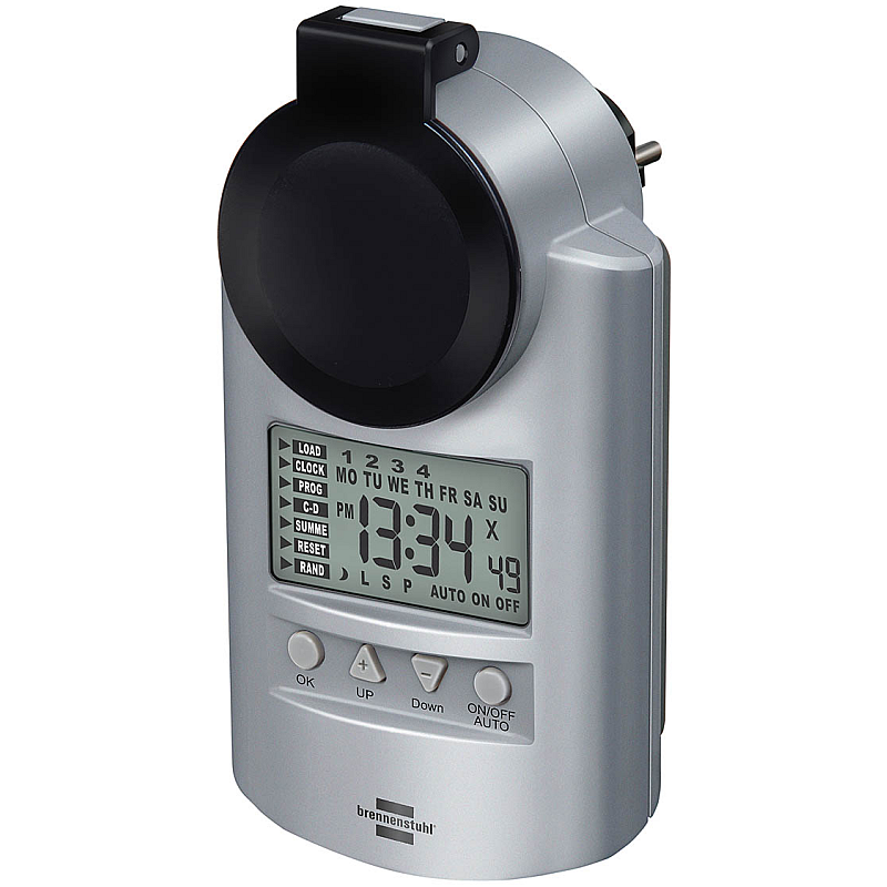 Brennenstuhl Primera-Line Weekly Timer DT IP 44 Silber