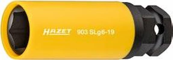 HAZET 903SLG-19/3 Steckschlüsseleinsatz Steckschlüsselbuchse Gelb