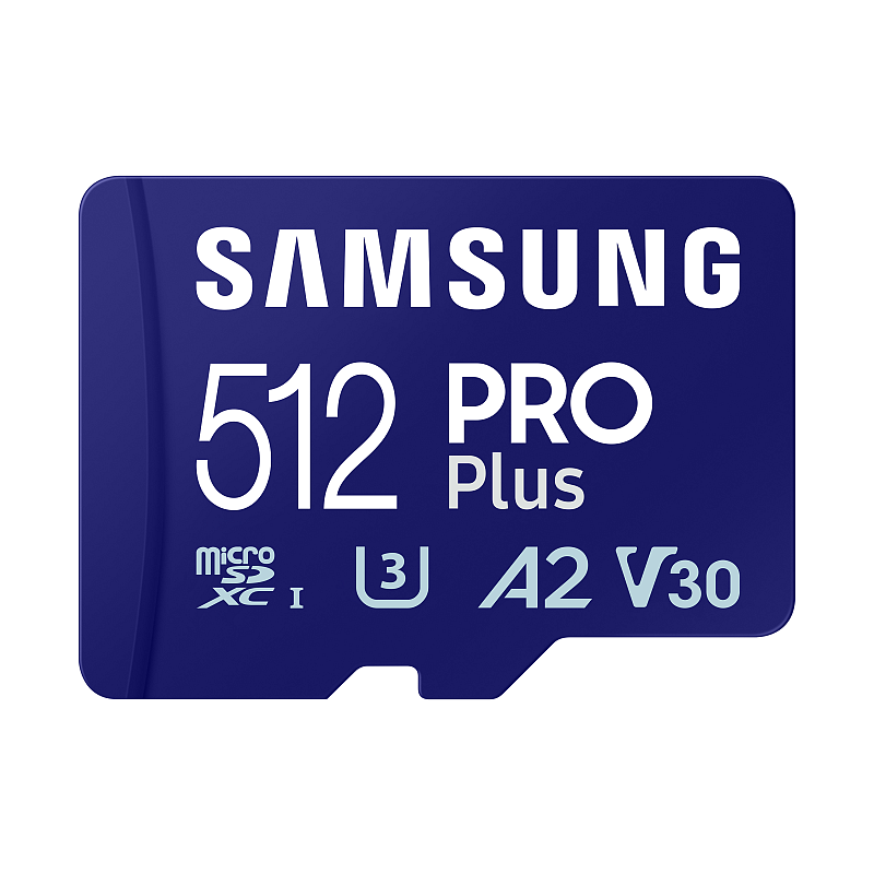 Samsung PRO Plus microSD-Speicherkarte (2023) (inkl. SD Adapter) - 512 GB