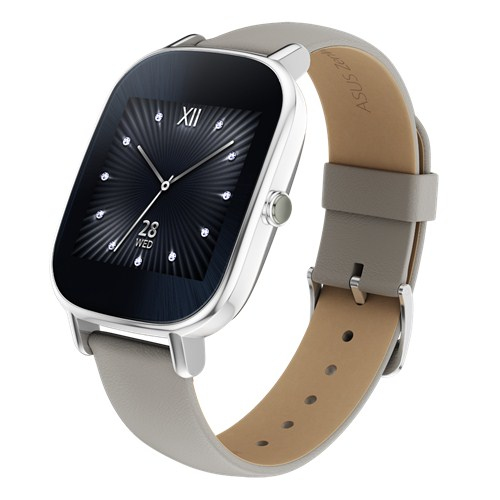 ASUS ZenWatch 2 ‏(WI502Q)‏ 3,68 cm (1.45") AMOLED 45 mm Digital 280 x 280 Pixel Touchscreen Schwarz, Silber WLAN