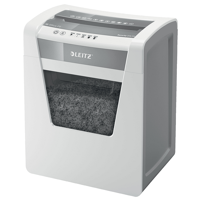 Leitz 80020000 Aktenvernichter Mikrogeschnittene Zerkleinerung 55 dB 22,3 cm Weiß