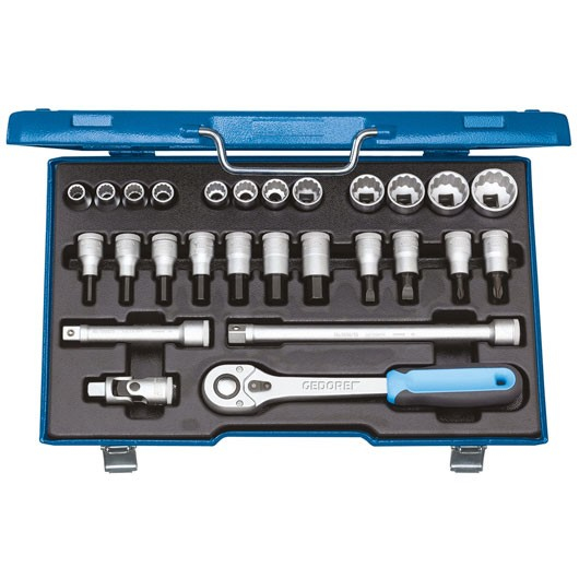 Gedore 6140090 Steckdosen/Steckdosen-Set