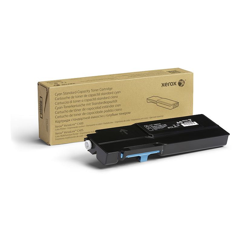 Xerox ® VersaLink® C400 Farbdrucker​/​C405 Farb-Multifunktionsdrucker Standardkapazität-Tonermodul Cyan (2500 Seiten) - 106R03502