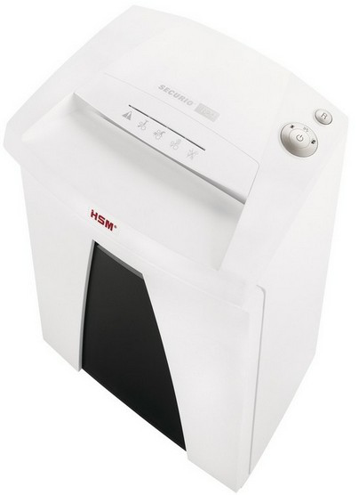 HSM Securio B24 Aktenvernichter Partikelschnitt-Zerkleinerung 56 dB 24 cm Weiß
