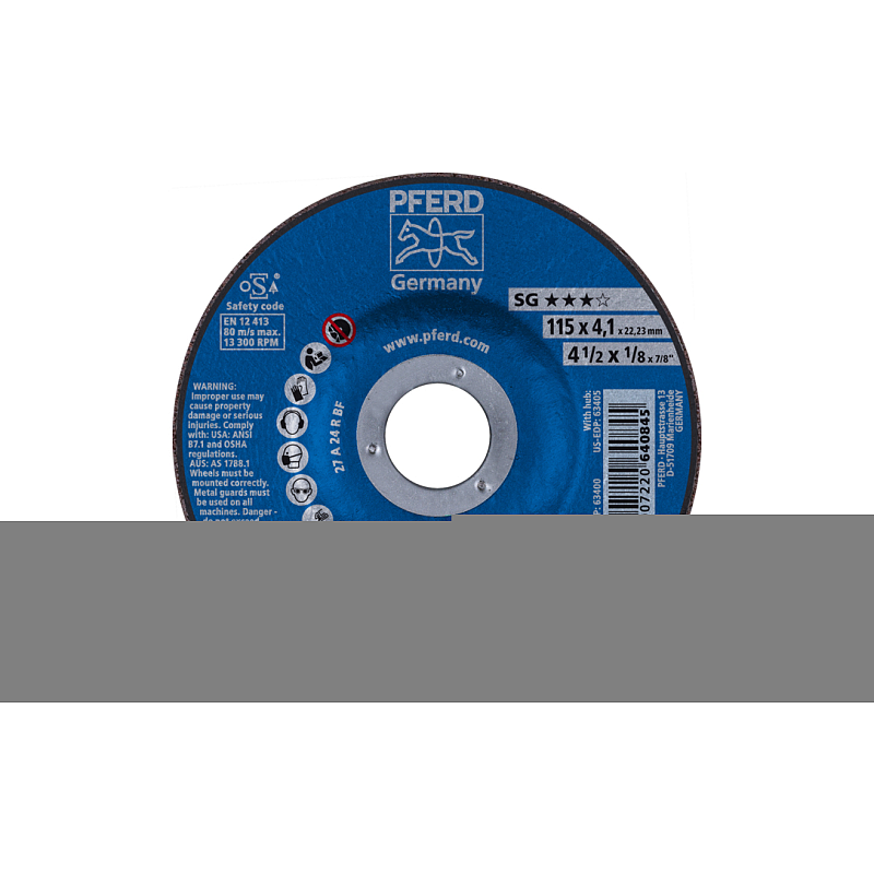 PFERD E 115-4,1 SG STEEL Rotierendes Schleifwerkzeug Zubehör Metall