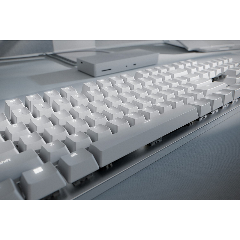 Razer Pro Type Ultra Tastatur Büro USB + RF Wireless + Bluetooth QWERTZ Deutsch Weiß