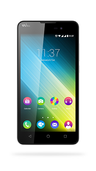 Wiko LENNY 2 12,7 cm (5") Dual-SIM Android 5.1 3G Micro-USB B 0,75 GB 4 GB 1800 mAh Schwarz, Weiß