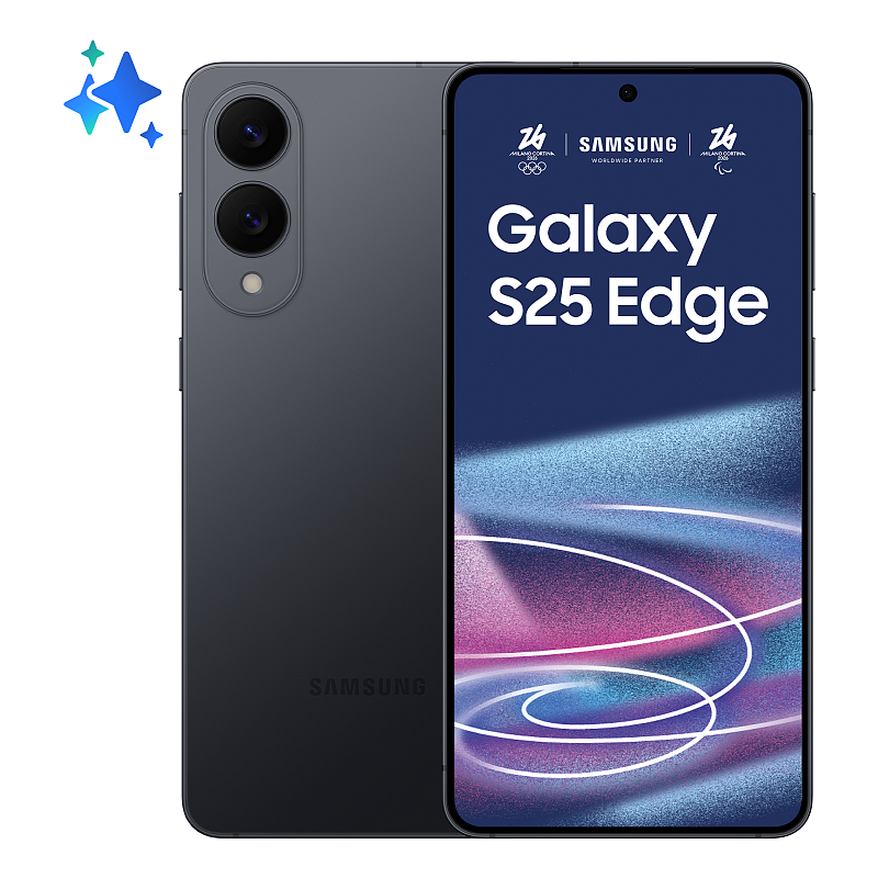 Samsung Galaxy S25 Edge 17 cm (6.7") Dual-SIM Android 15 5G USB Typ-C 12 GB 256 GB 3900 mAh Schwarz