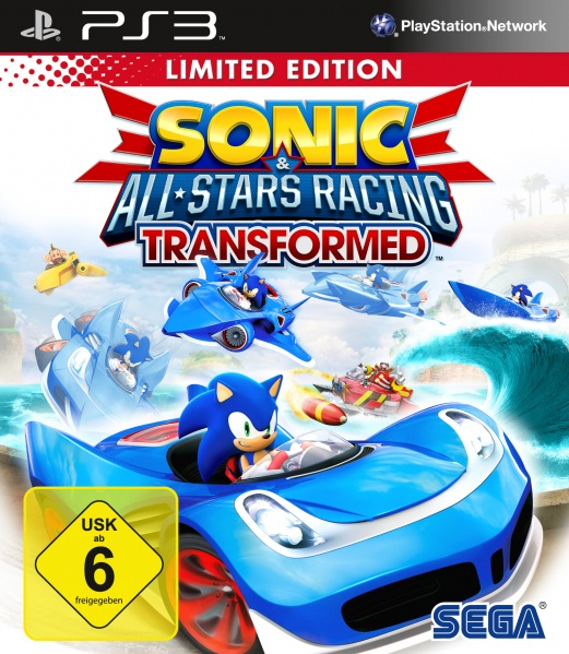 SEGA Sonic & All-Stars Racing Transformed Limuted Edition Begrenzt Deutsch PlayStation 3