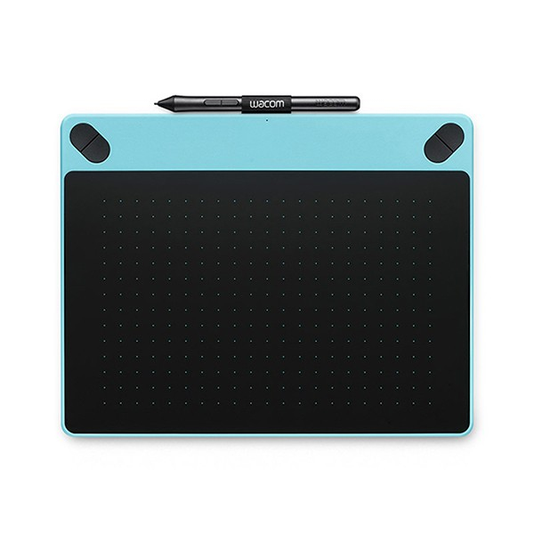 Wacom Intuos Art Grafiktablett Blau, Schwarz 2540 lpi 216 x 135 mm USB