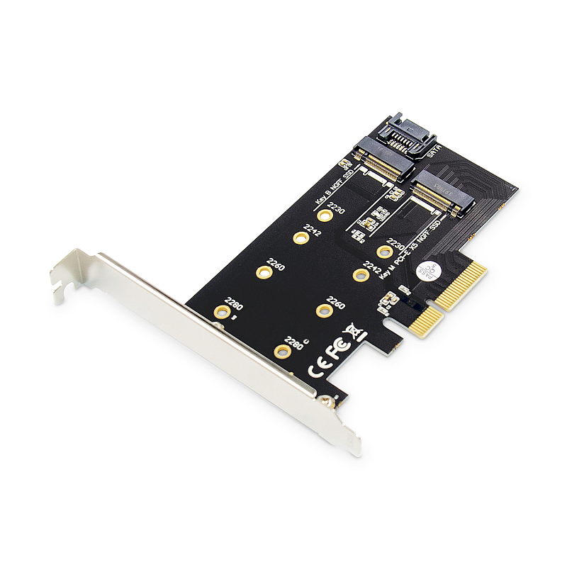 Digitus M.2 NGFF / NVMe SSD PCI Express 3.0 (x4) Add-On Karte