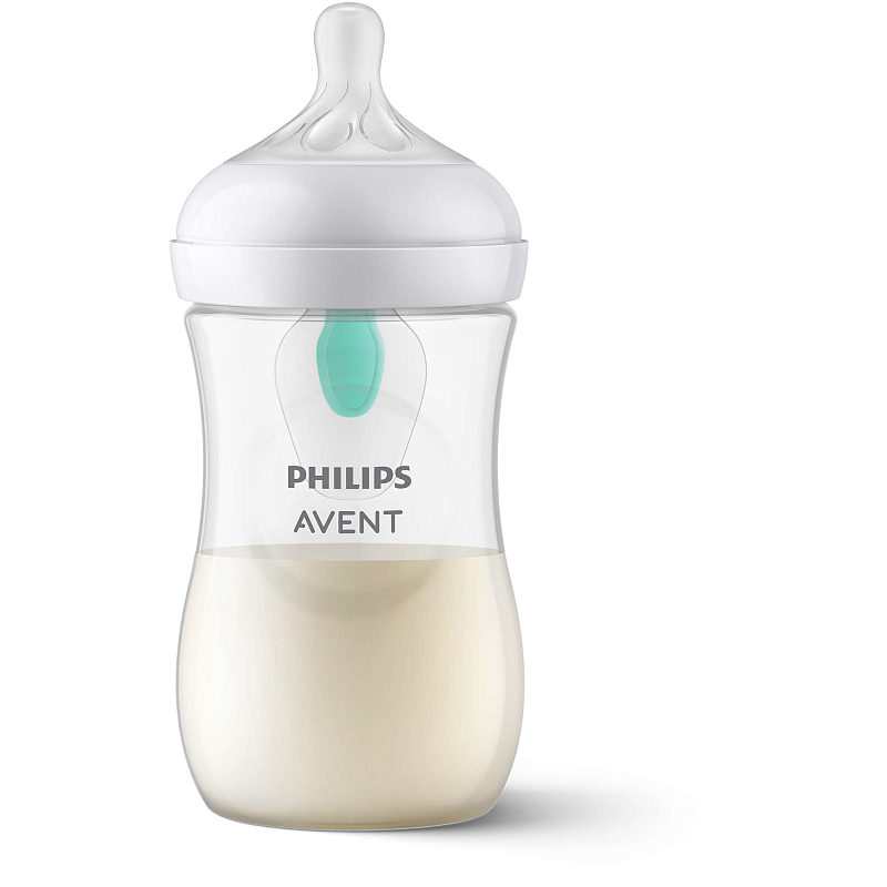 Philips AVENT Natural Response SCY673/01 Babyflasche mit AirFree Ventil 260ml, Sauger 3
