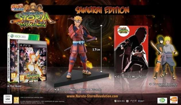 BANDAI NAMCO Entertainment Naruto Shippuden: Ultimate Ninja Storm Revolution - Samurai Edition, PS3 Standard+DLC Englisch, Italienisch PlayStation 3