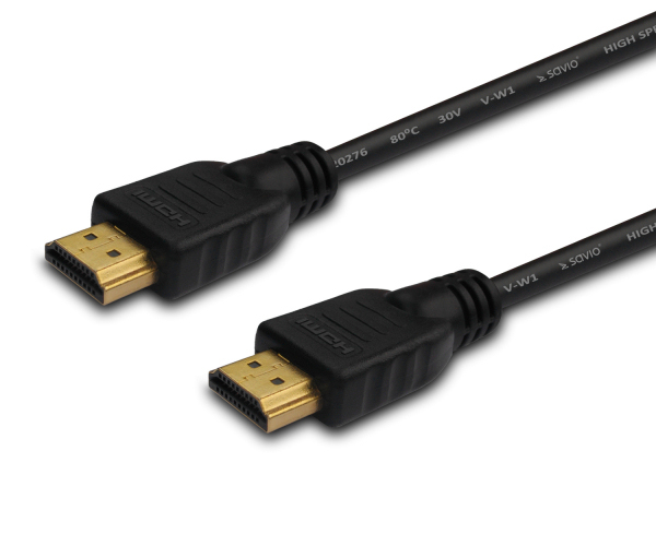 Savio CL-01 HDMI-Kabel 1,5 m HDMI Typ A (Standard) Schwarz