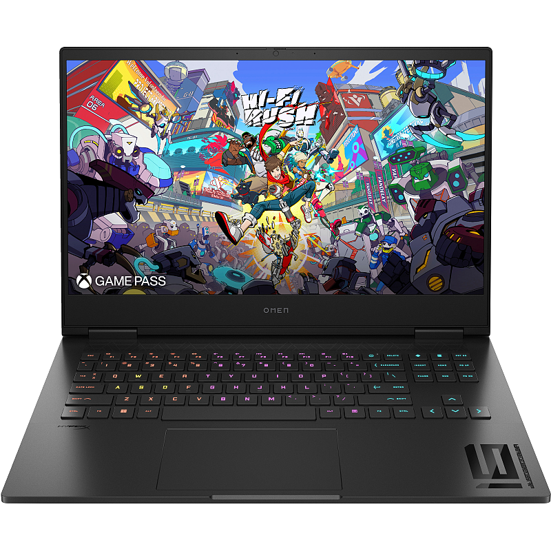 HP OMEN 16-wf1473ng Intel® Core™ i7 i7-14700HX Laptop 40,9 cm (16.1") Full HD 16 GB DDR5-SDRAM 512 GB SSD NVIDIA GeForce RTX 4060 Wi-Fi 6E (802.11ax) Windows 11 Home Schwarz