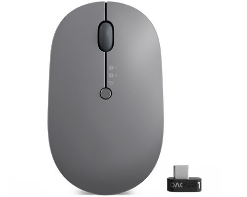 Lenovo Go Wireless Multi Device Maus Büro Beidhändig RF Wireless + Bluetooth + USB Type-A Optisch 2400 DPI