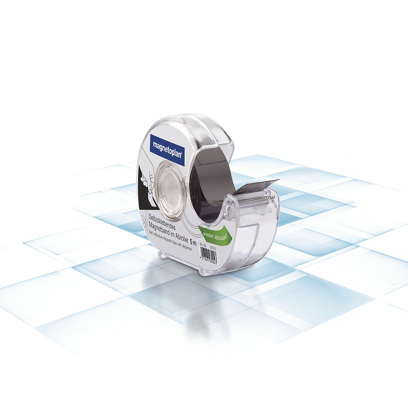 Magnetoplan 15510 Klebefilm-Abroller Kunststoff Transparent