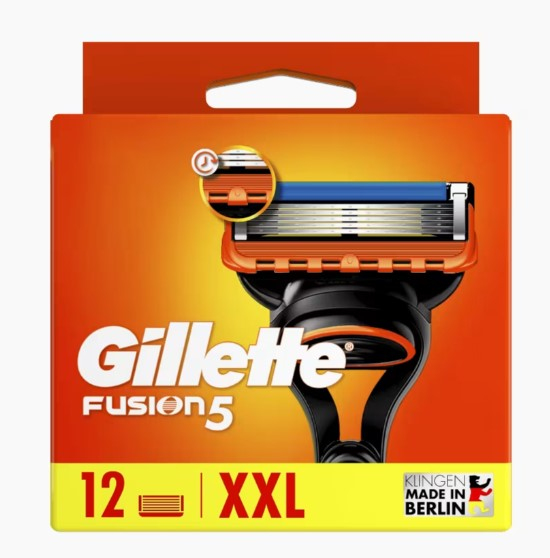 Gillette Fusion5 Rasierklinge 12 Stück(e) Edelstahl Männer