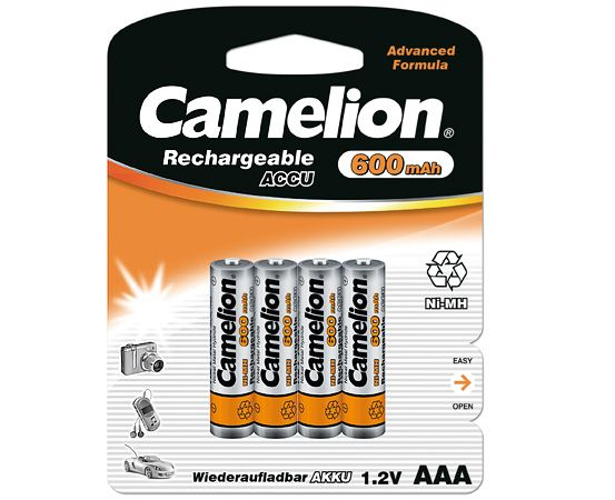 Camelion NH-AAA600-BP4 Wiederaufladbarer Akku AAA Nickel-Metallhydrid (NiMH)