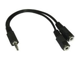 PureLink LP-AA120 Audio-Kabel 0,1 m 3.5mm 2 x 3.5mm Schwarz
