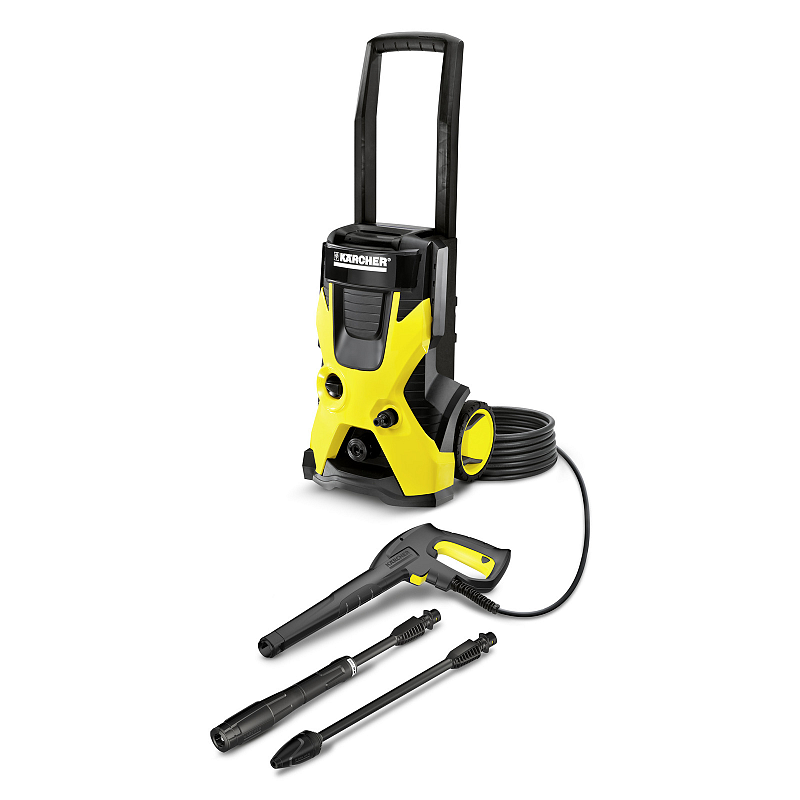 Kärcher K 5 BASIC Hochdruckreiniger Senkrecht Elektro 500 l/h 2100 W Schwarz, Weiß, Gelb