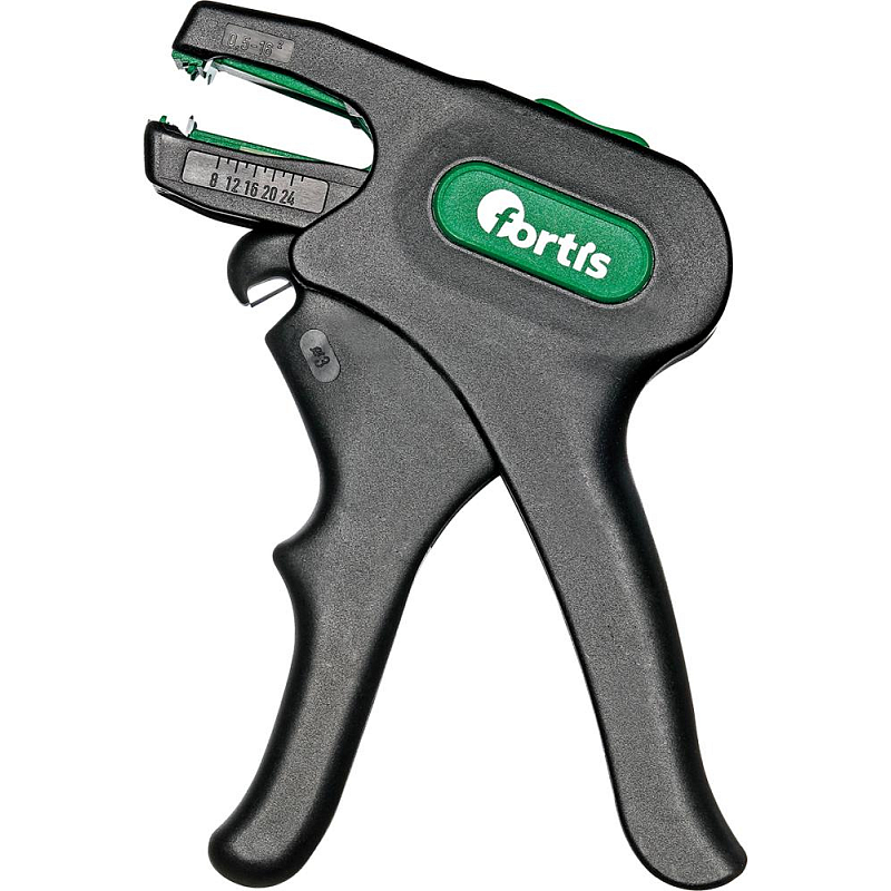 Fortis 4317784708425 Abisolierzange Schwarz, Grün