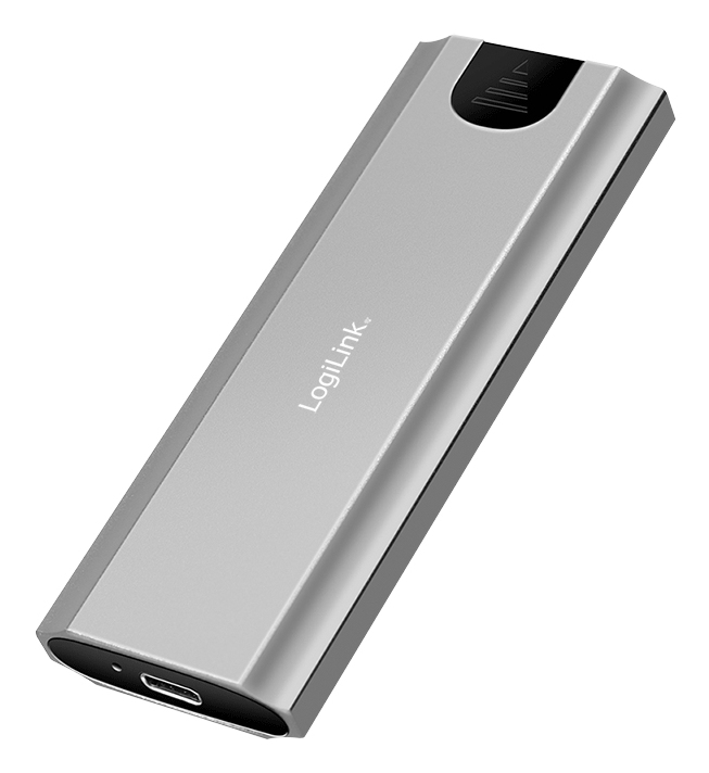 LogiLink UA0439 Speicherlaufwerksgehäuse SSD-Gehäuse Grau M.2