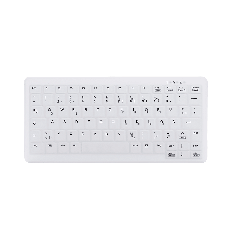 Contour Design Active Key Contour ClassicClean Medizinische Tastatur Abnehmbare Abdeckung Mini Kabelgebunden Weiß DE C4110