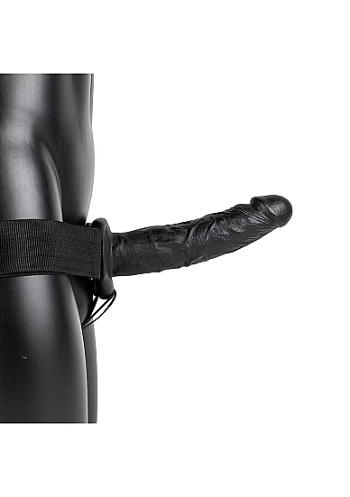 SHOTS Toys REA139BLK Vibrator Umschnalldildo Analverkehr, Vaginaler Sex Schwarz Kunststoff 205 mm 4,8 cm