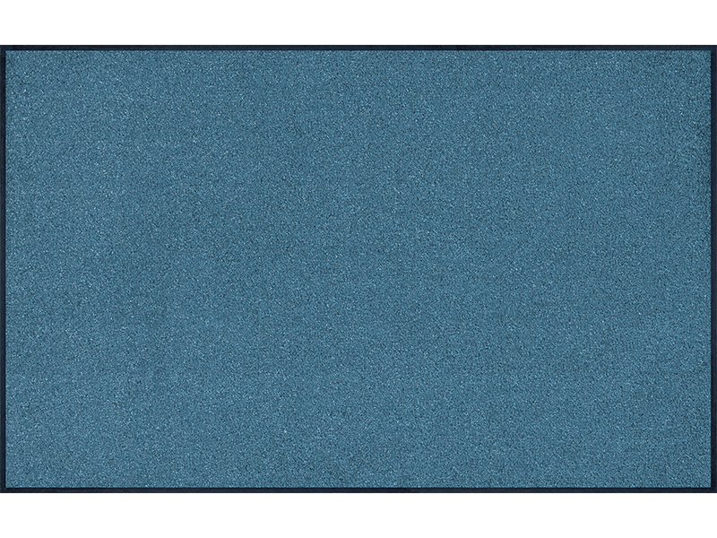 wash+dry 017134 Türmatte Dekorative Fußmatte Drinnen Rechteckig Blau