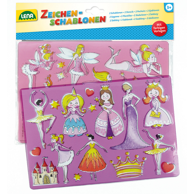 Lena 65766 Schablone Mehrfarbig Malschablone