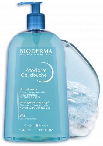 Bioderma Atoderm Gel Douche Ultra Gentle Shower Gel 1000 ml Duschgel Unisex Körper