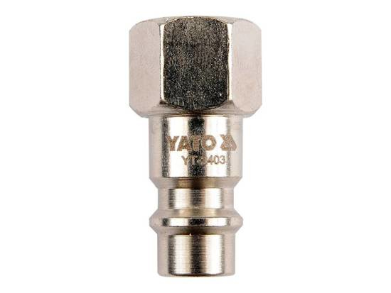 Yato YT-2403 Luftanschluss/Verbinder Nickel Stahl Weibliches Gewinde 1/4" 1 Stück(e)