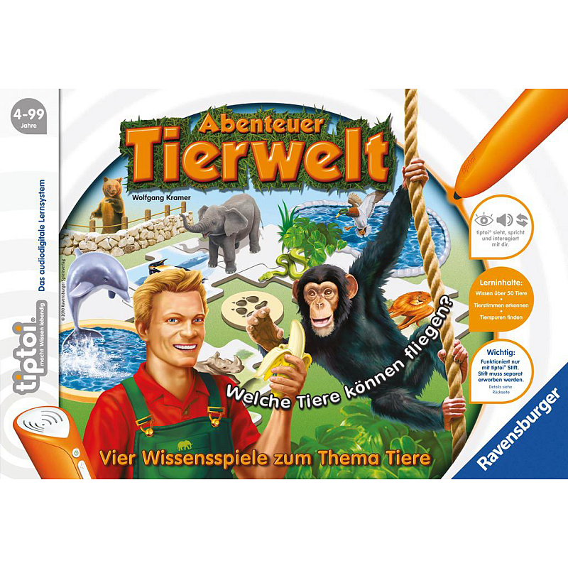 Ravensburger tiptoi Abenteuer Tierwelt