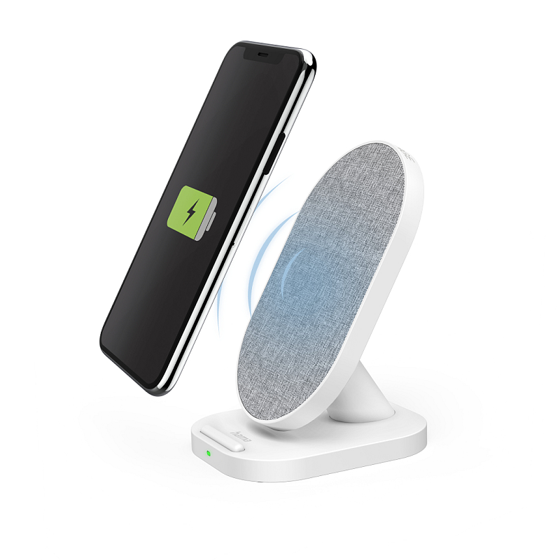 Hama QI-FC10S-Fab Smartphone Weiß USB Kabelloses Aufladen Schnellladung Drinnen