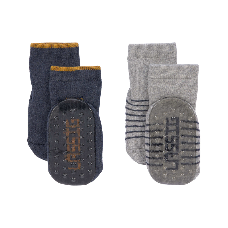 Lässig 1532002962-27 Socke Unisex Blau, Grau