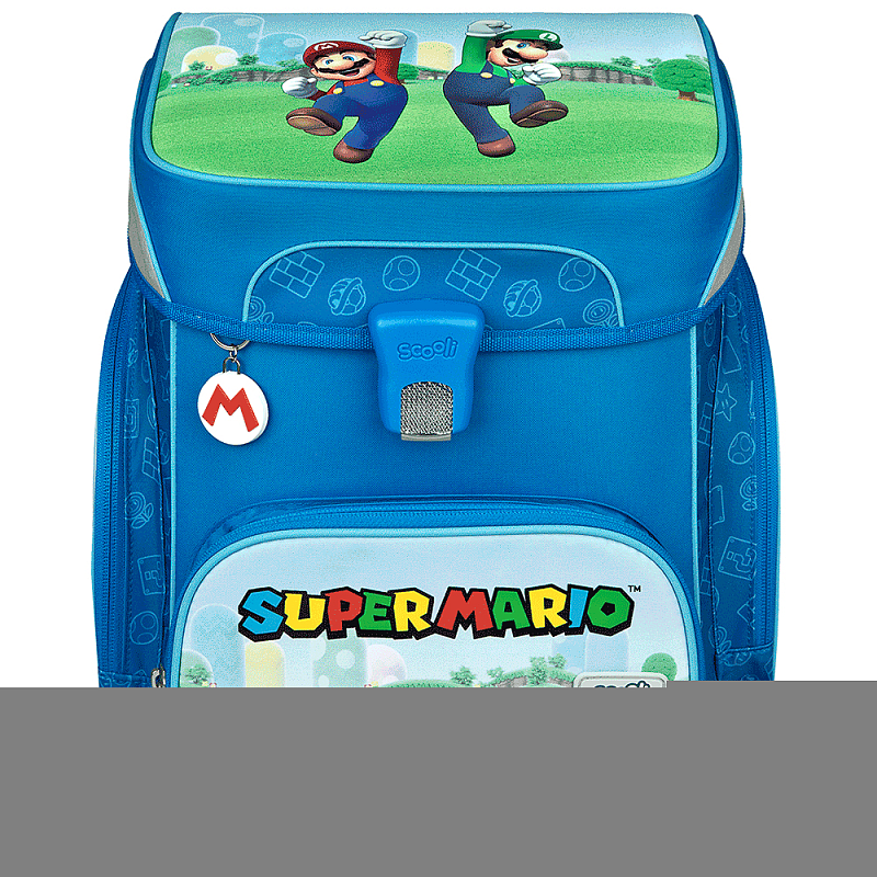 Scooli Super Mario Schulranzen-Set Junge Mehrfarbig
