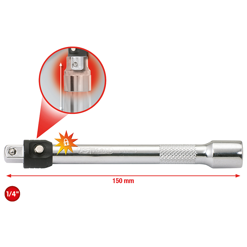 KS Tools 919.1404 Schraubenschlüsseladapter/-erweiterung 1 Stück(e) Verlängerungsstange