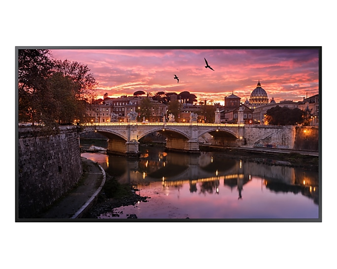 Samsung QB43R-B Digital Signage Flachbildschirm 108 cm (42.5") TFT WLAN 350 cd/m² 4K Ultra HD Schwarz Eingebauter Prozessor Tizen 4.0
