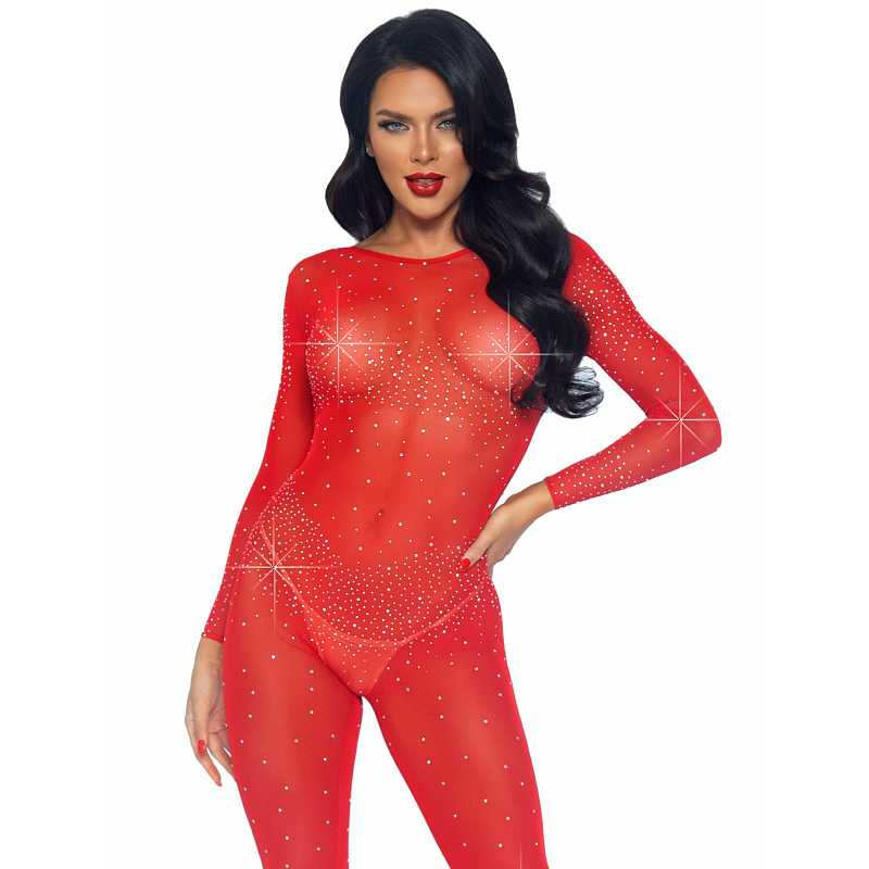 Leg Avenue 85636_00301 Wäsche-Set/Bodysuit Rot